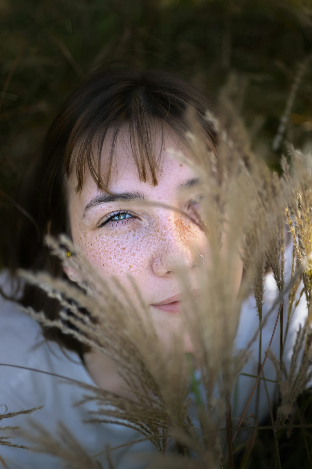 Portrait photography session with a young Danish woman outdoors